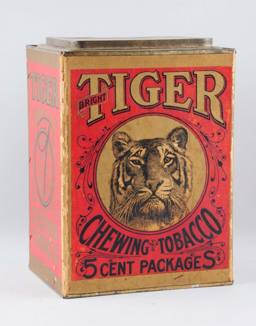Tobacco Chewing Tobacco Cardboard Canister. (1 of 2)
