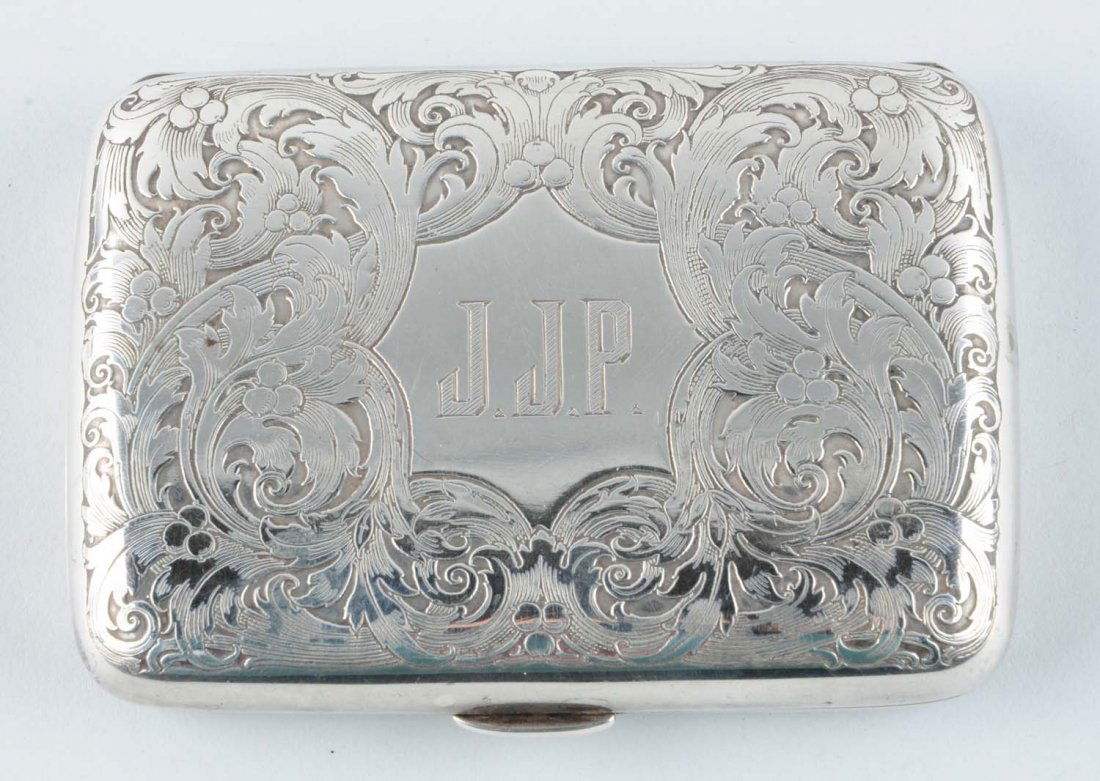 Sterling Silver Cigar Case by William Kerr & Co. (1 of 3)