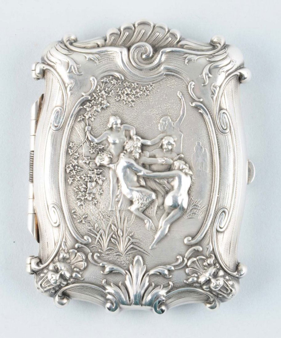 Sterling Silver Cigarette Case by William Kerr. (1 of 3)