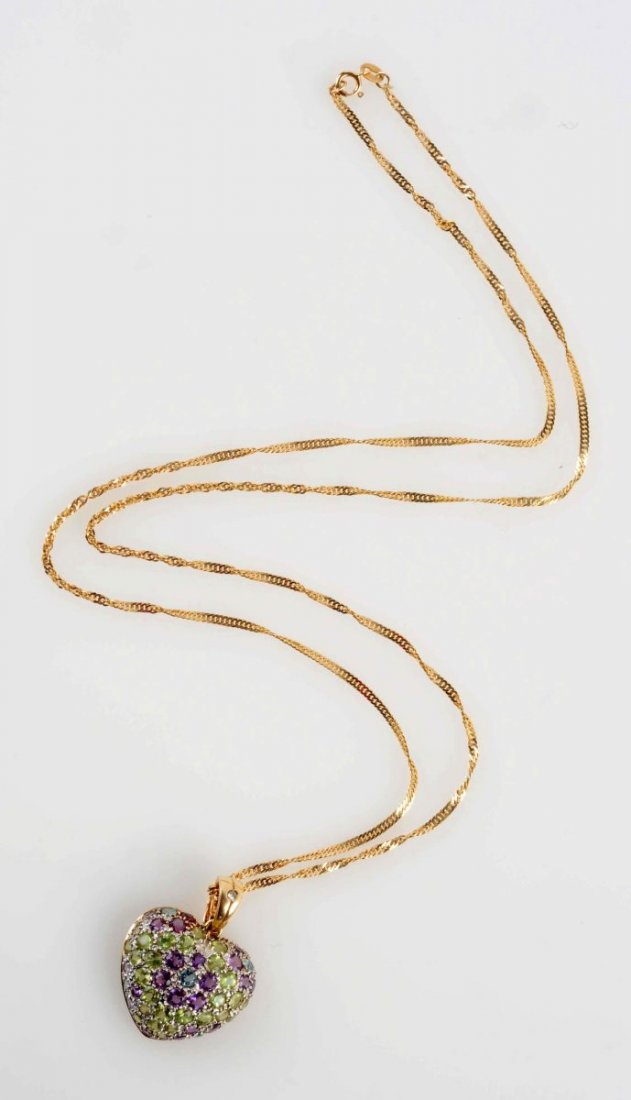 Multi-Stone Heart Enhancer Chain. (1 of 4)