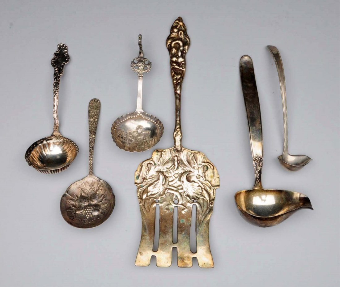 Lot Of 6: Antique Sterling Silver. (1 of 1)