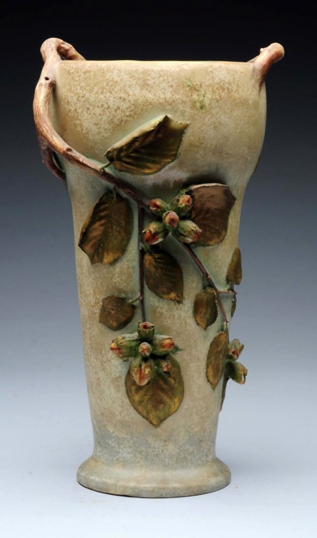 Eduard Stellmacher & Co. Ceramic Vase. (1 of 4)