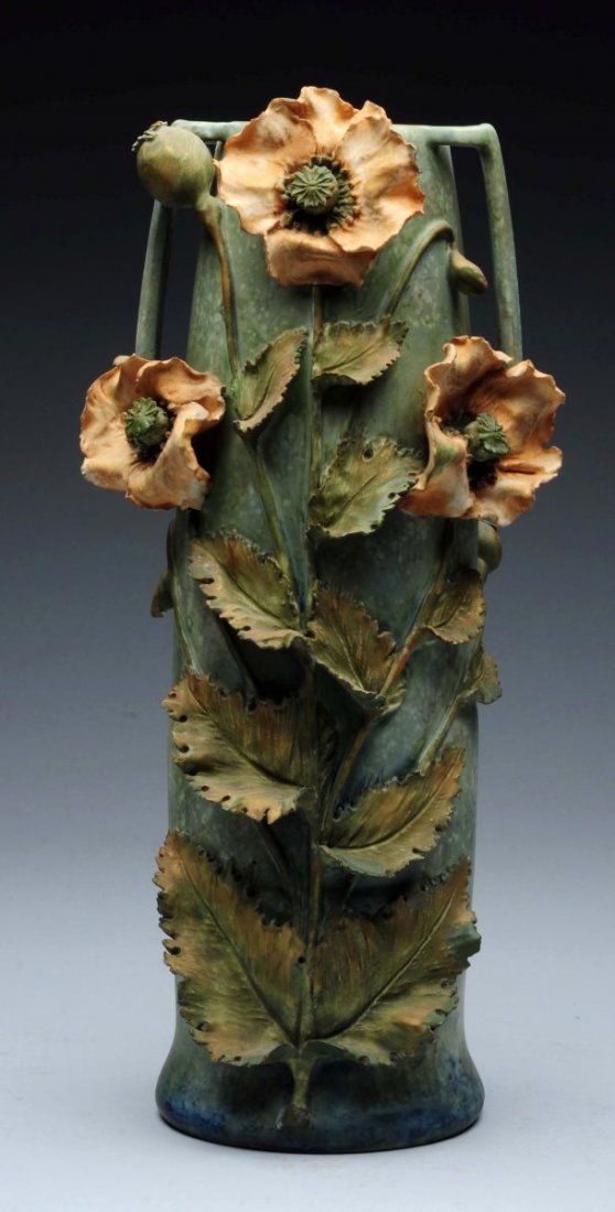 Eduard Stellmacher & Co. Two Handled Vase. (1 of 4)