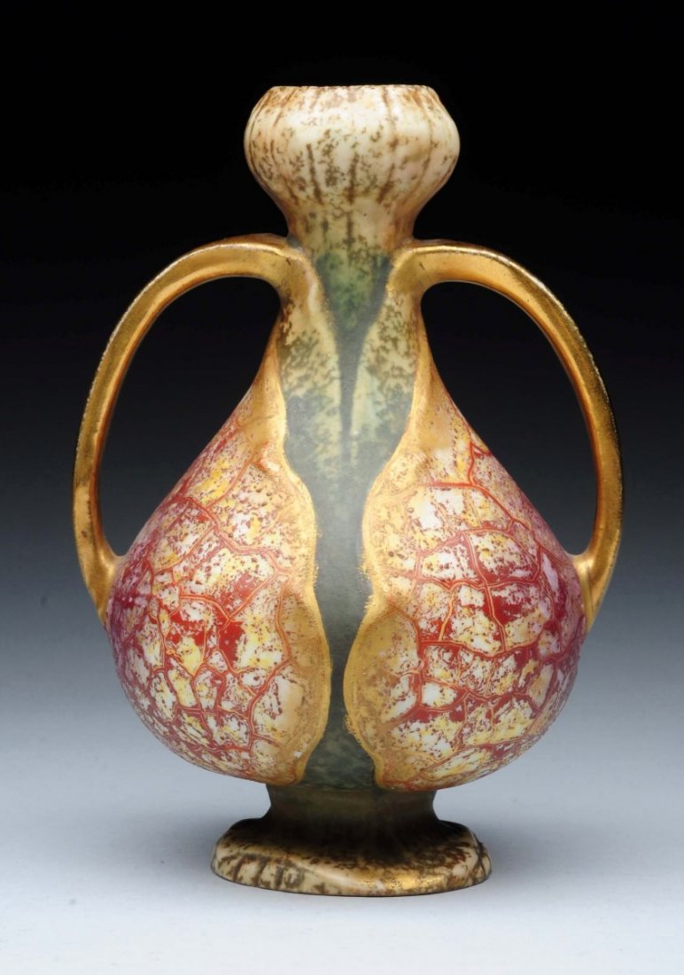 Amphora Ceramic Two Handled Pod Vase. (1 of 4)