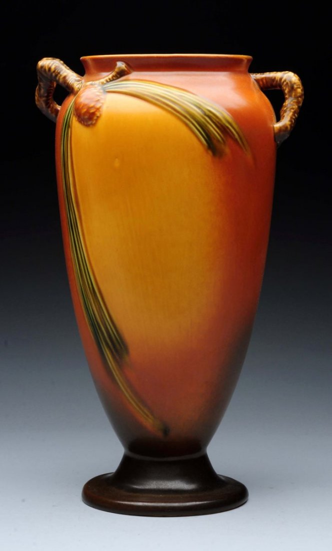 Roseville Pine Cone Floor Vase. (1 of 4)