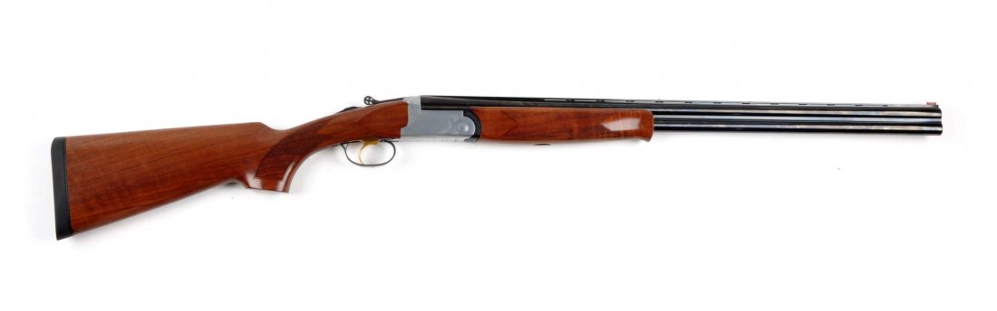 (M) Savage Milano 20 Bore O/U Shotgun.: Serial # 211645 The Savage Milano was co-developed by Savage Arms and I. Rizzini. Chambered to accept 3” shells with auto ejectors and single selective trigger. The vent rib chrome lined barrel set 
