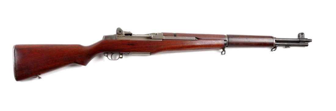 (C) Springfield U.S. Model M1 Garand.: Serial # 57587 24" barrel in caliber .30-06. This early pre-war M1 Garand was manufactured from June 1940-September 1940. They are often referred to as the "Transition" model. Barrel is later (April 1