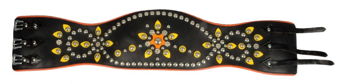 Harley-Davidson Kidney Belt with Deocoration.: In excellent condition. Condition (9+). Size Large.