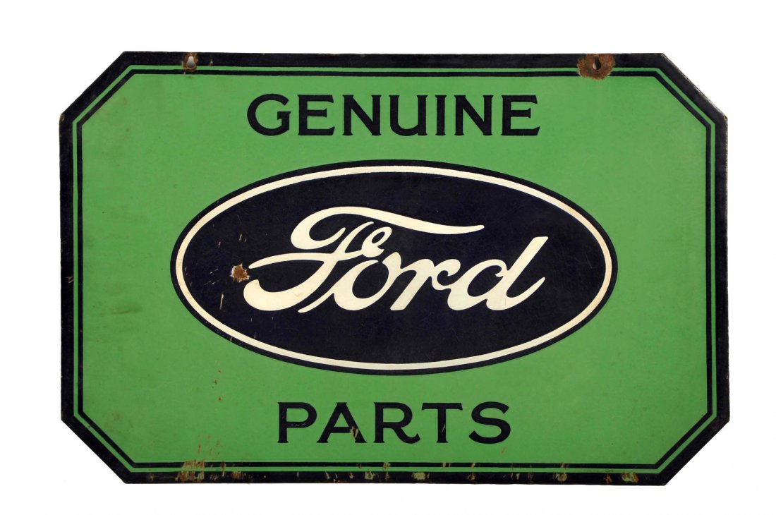 Genuine Ford Parts Sign. (1 of 2)