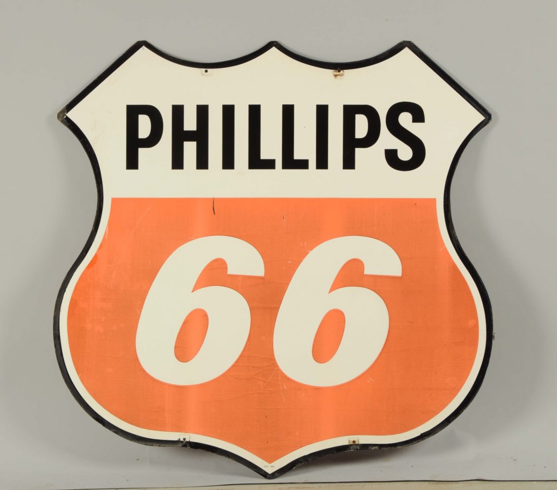 Phillips 66 (red & white) Sign. (1 of 2)
