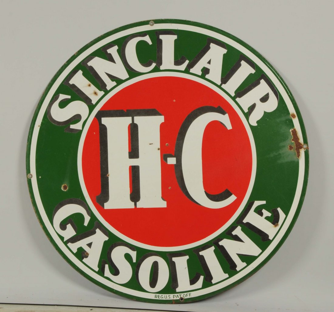 Sinclair H-C Gasoline Sign. (1 of 2)