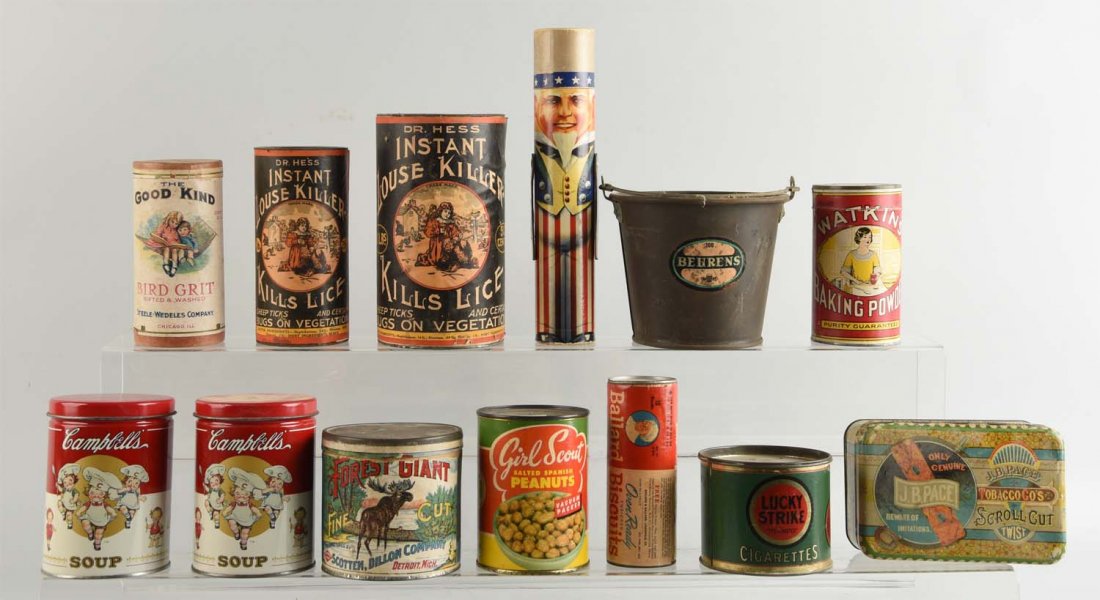Large Lot Of Advertising Tins. (1 of 1)