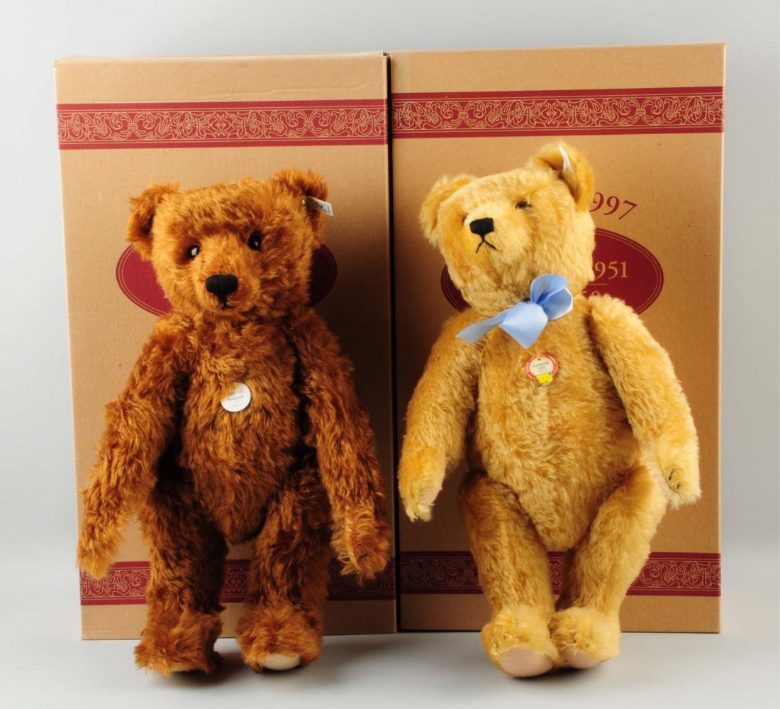 Lot Of 2: Steiff Replica 1997 Teddy Bears. (1 of 3)