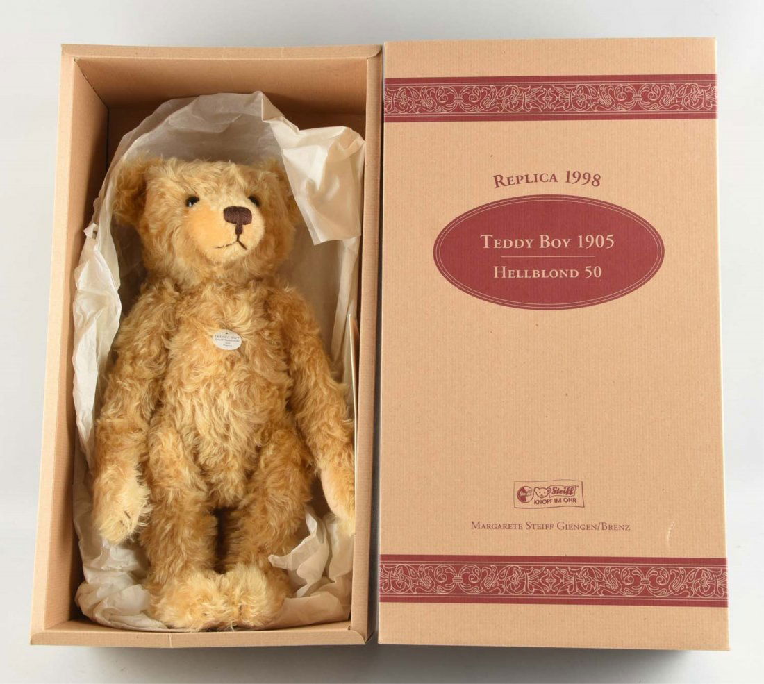 Steiff Replica 1998 Teddy Boy 1905". (1 of 1)