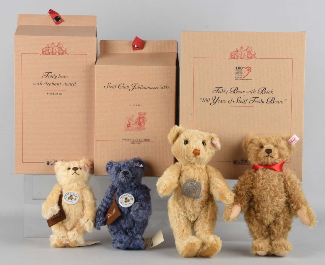 Lot Of 3: Steiff Teddy Bears. (1 of 1)