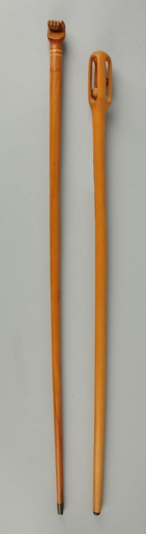 Lot of 2: Walking Sticks. (1 of 2)