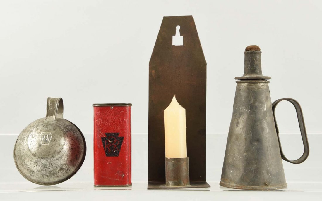 Lot Of 4: Railroad Items. (1 of 1)