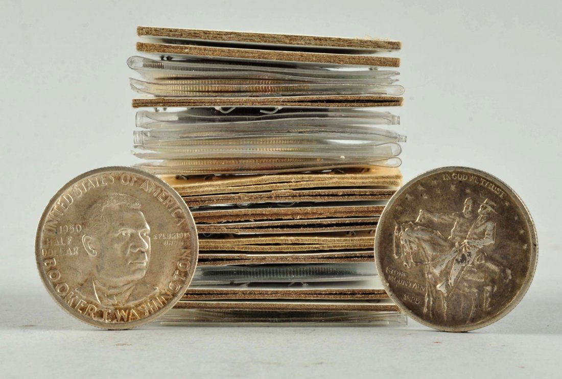 Lot of 21: Commemorative Early Half Dollars. (1 of 1)