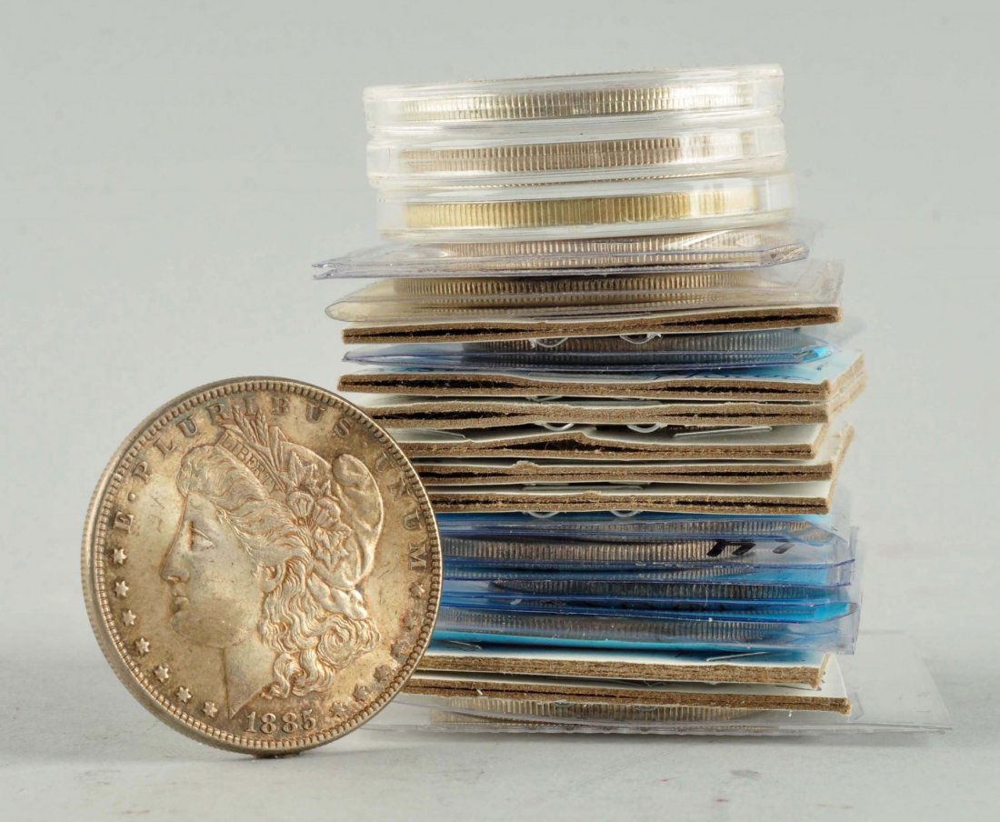 Lot of 20: Morgan Silver Dollars. (1 of 1)