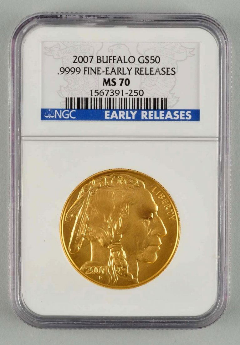 2007 Buffalo Gold $50 Coin. (1 of 3)