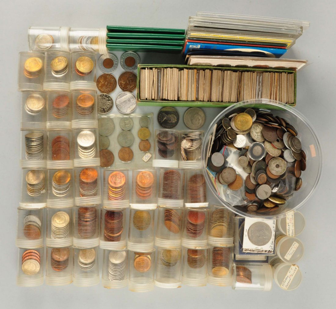 Large Foreign Coin Collection. (1 of 2)