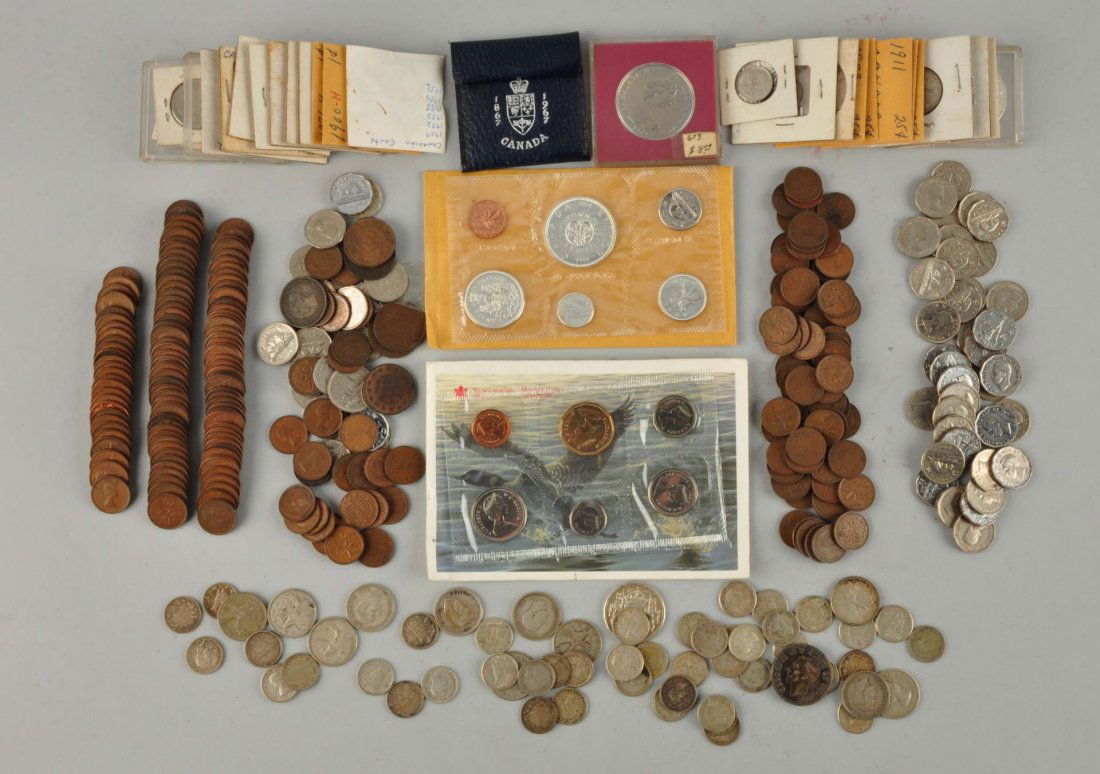 Collection Of Canadian Coins. (1 of 1)