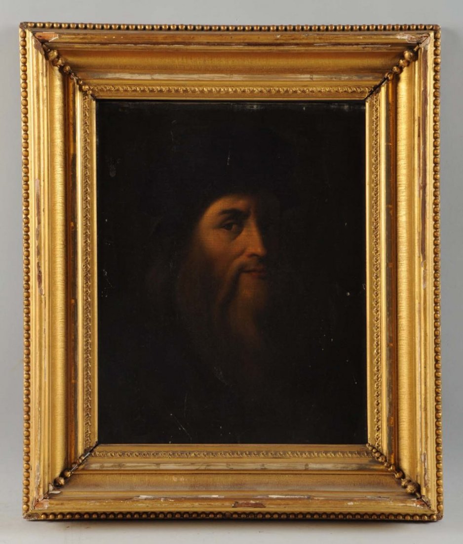 Oil Painting Of Man's Portrait. (1 of 2)