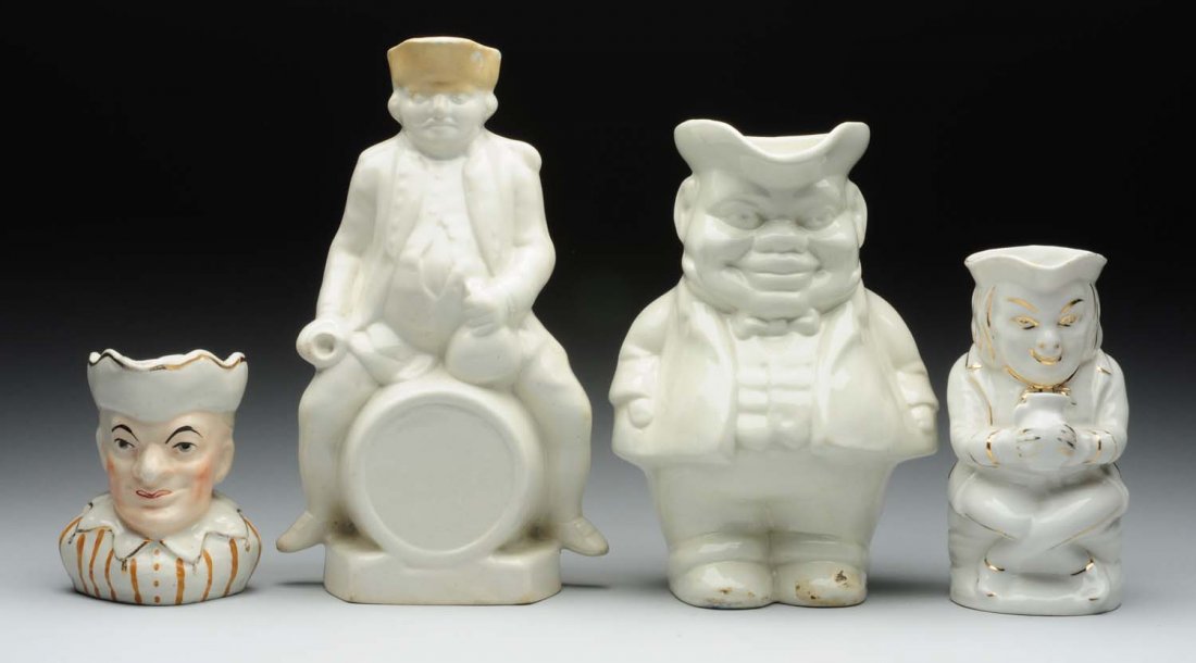 Lot of 4: Early Toby Jugs. (1 of 1)