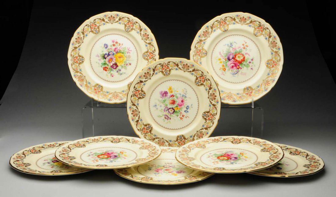 Lot of 8: Royal Doulton Plates. (1 of 1)