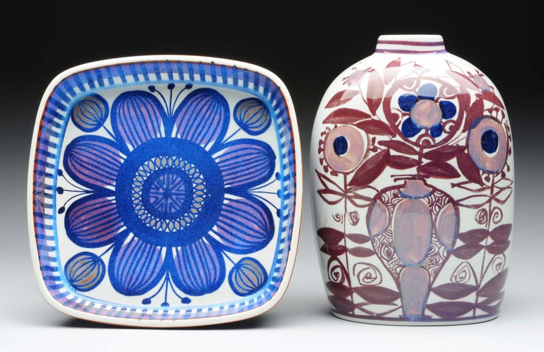 Lot Of 2: Royal Copenhagen Pottery. (1 of 3)