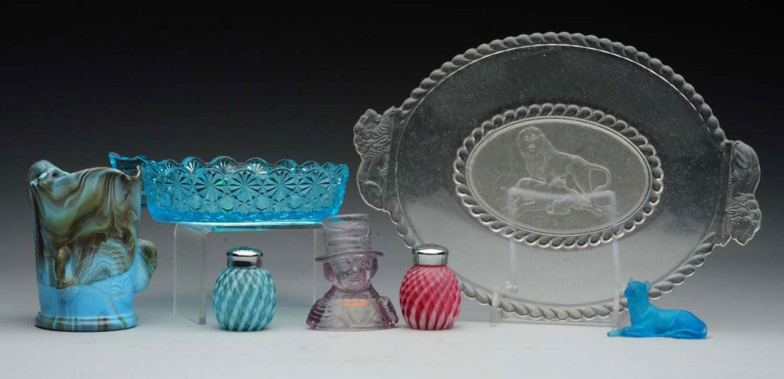 Lot Of 7: Vintage Glass Pieces. (1 of 1)