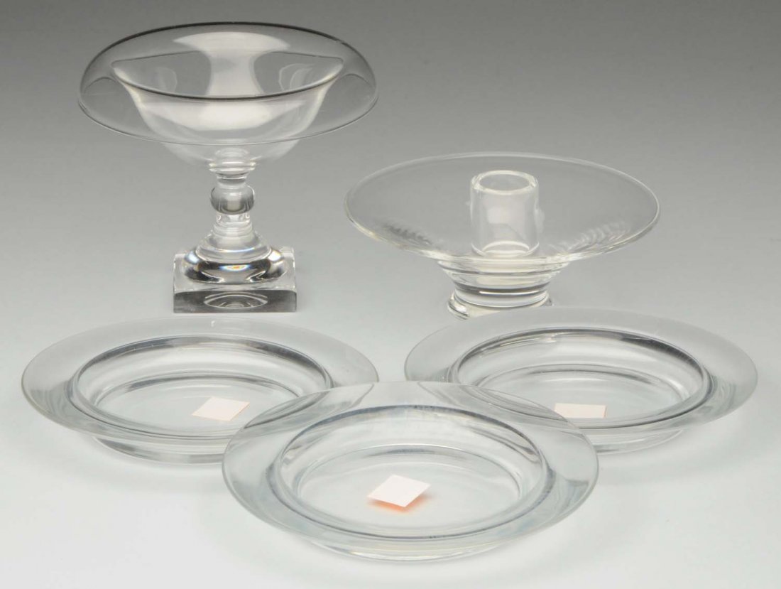 Lot of 5: Steuben Glass Pieces. (1 of 1)