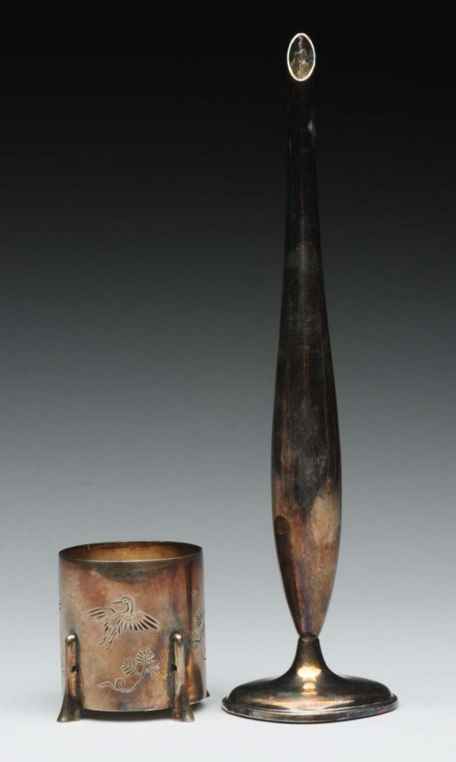 Lot Of 2: Two Silver Items. (1 of 2)