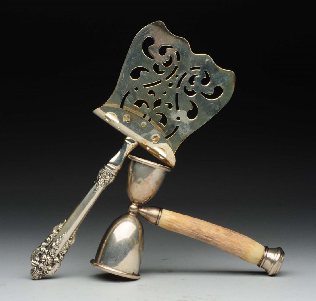 Lot Of 2: Sterling Silver Kitchen Items. (1 of 1)