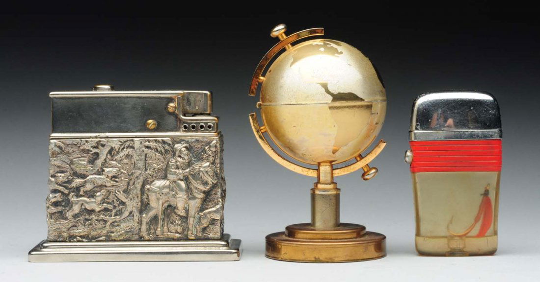 Lot of 3: Cigarette Lighters. (1 of 2)