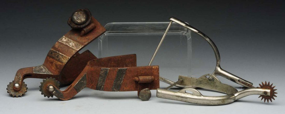 Lot Of 4: Western Cowboy Spurs. (1 of 1)