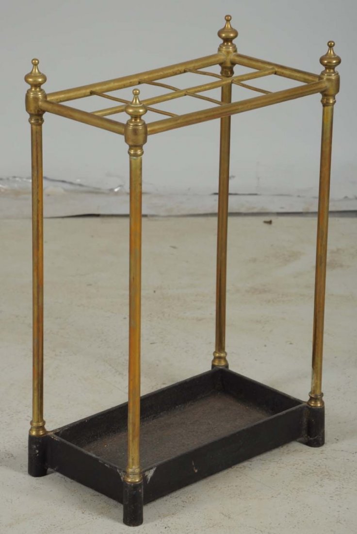 Brass Cane Rack. (1 of 1)