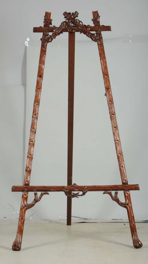 Carved Black Forest Easel. (1 of 1)