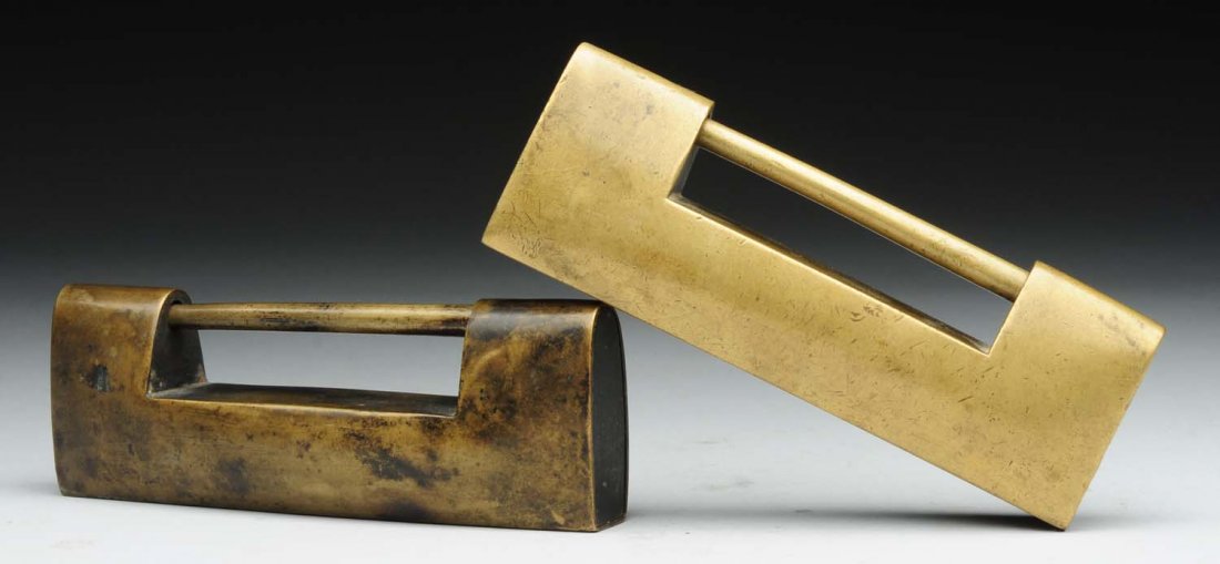 Lot Of 2: Early Chinese Locks. (1 of 2)