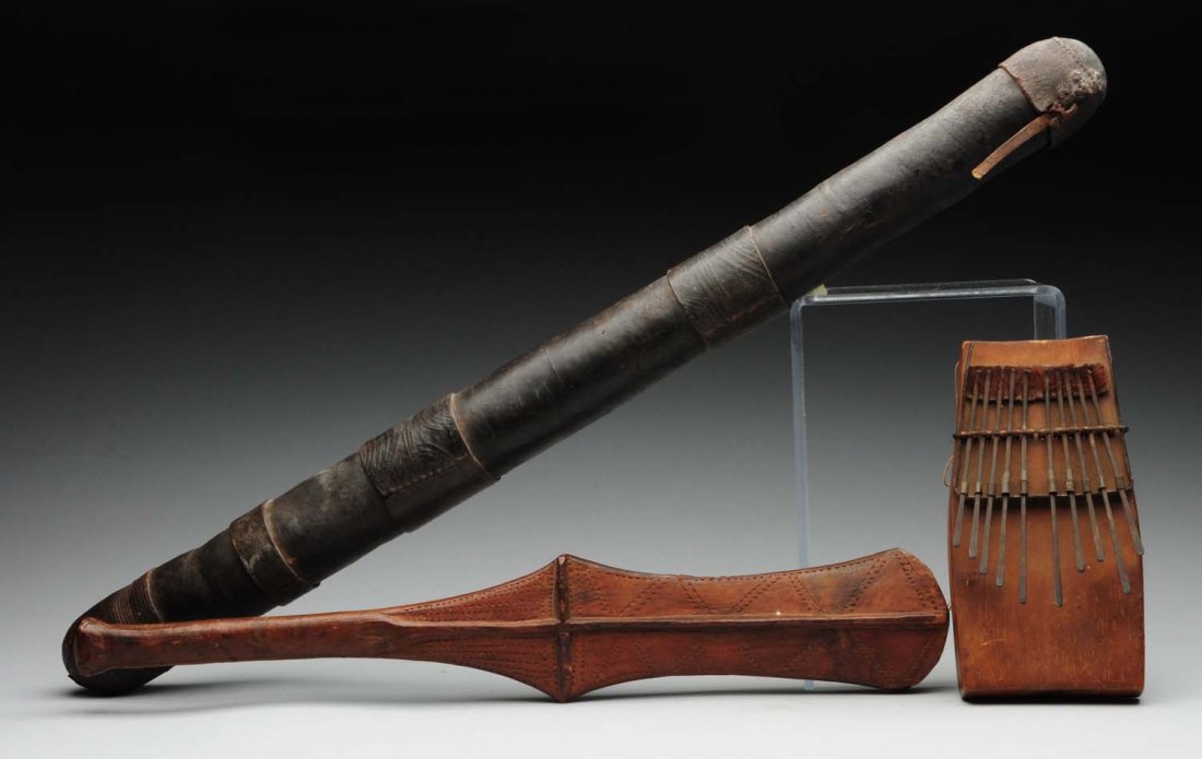 Lot of 3: Assorted Tribal Items. (1 of 1)