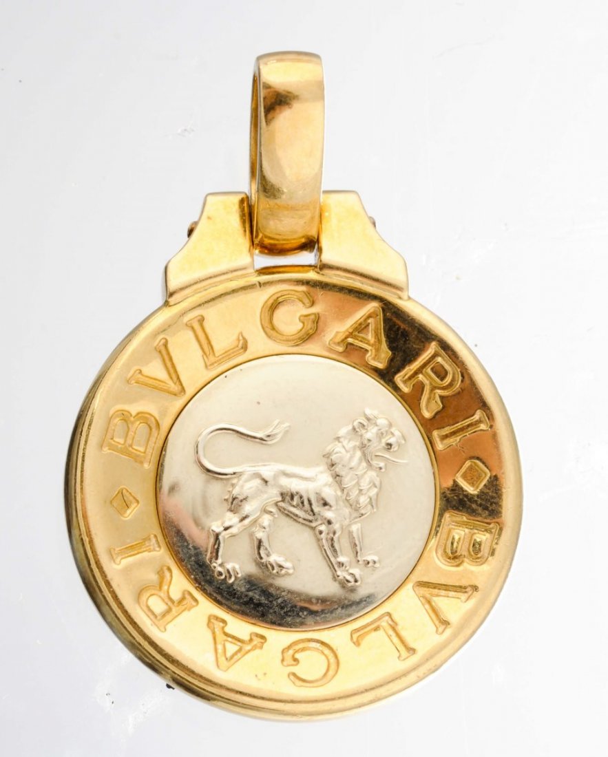 A Two-Tone Gold Pendant, Bulgari. (1 of 1)