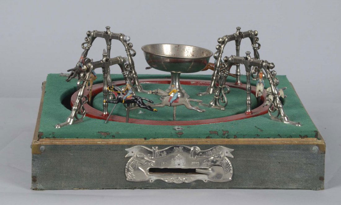 French 8 Player Horse Race Gambling Machine (1 of 4)