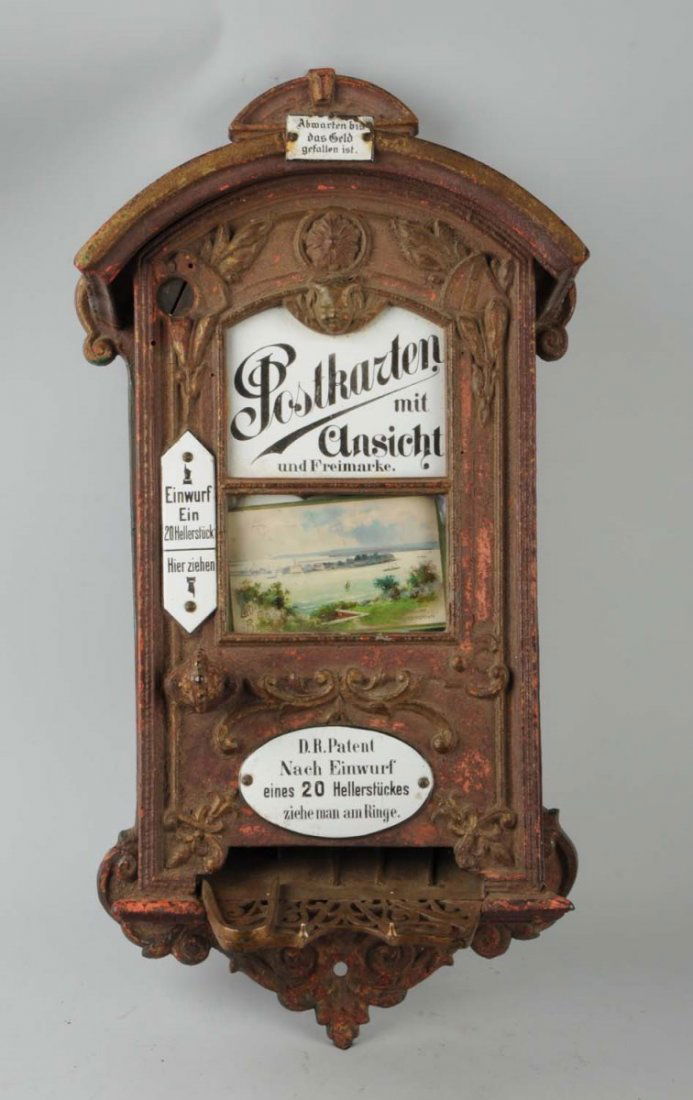 German Coin-Op Postcard Vending Machine (1 of 1)