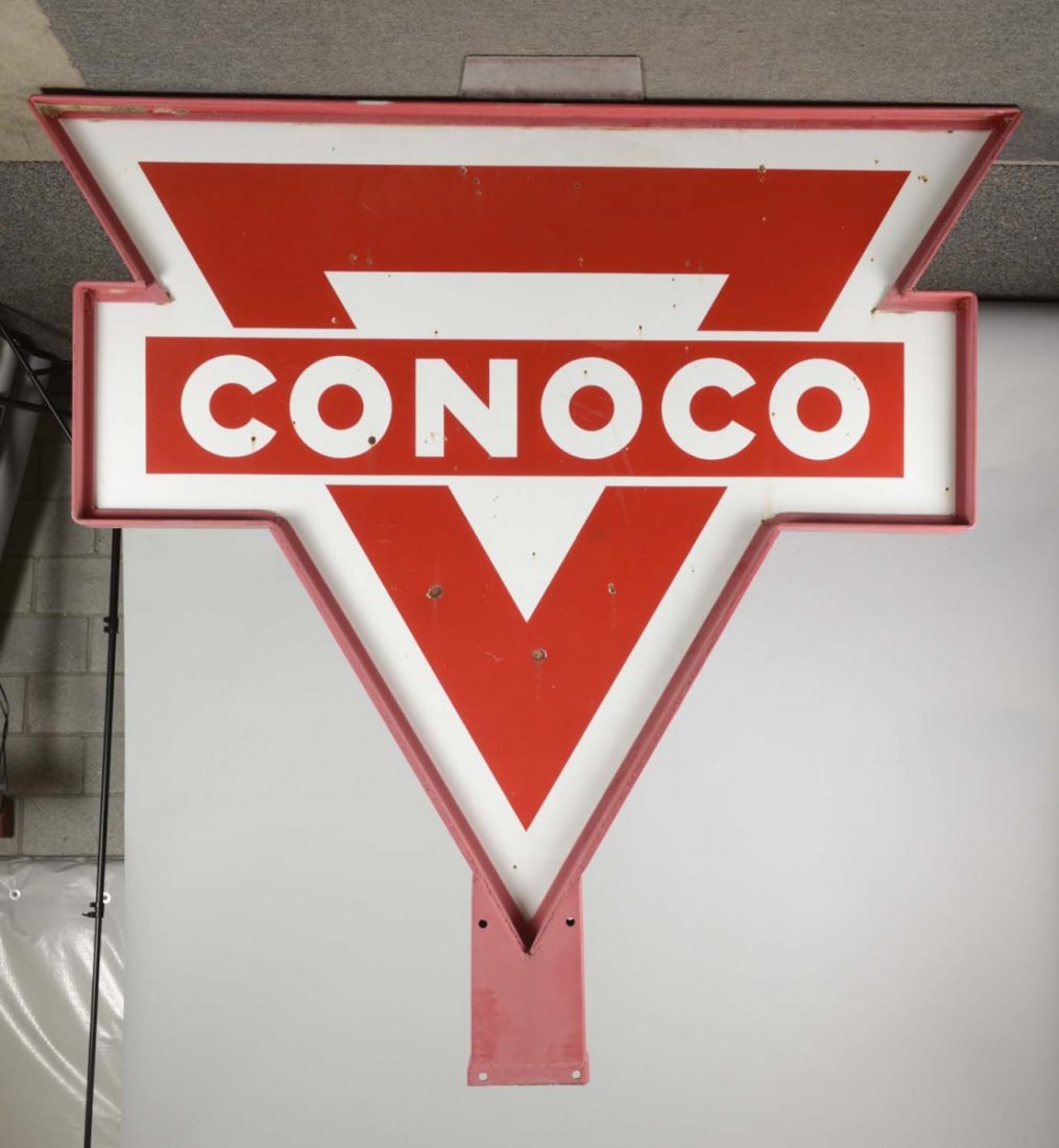 Conoco Identification Diecut Sign and Pole (1 of 3)