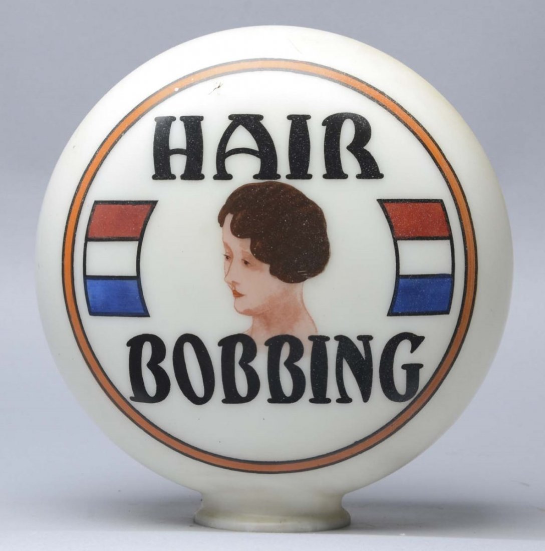 Hair Bobbing OPE Milkglass Globe (1 of 2)