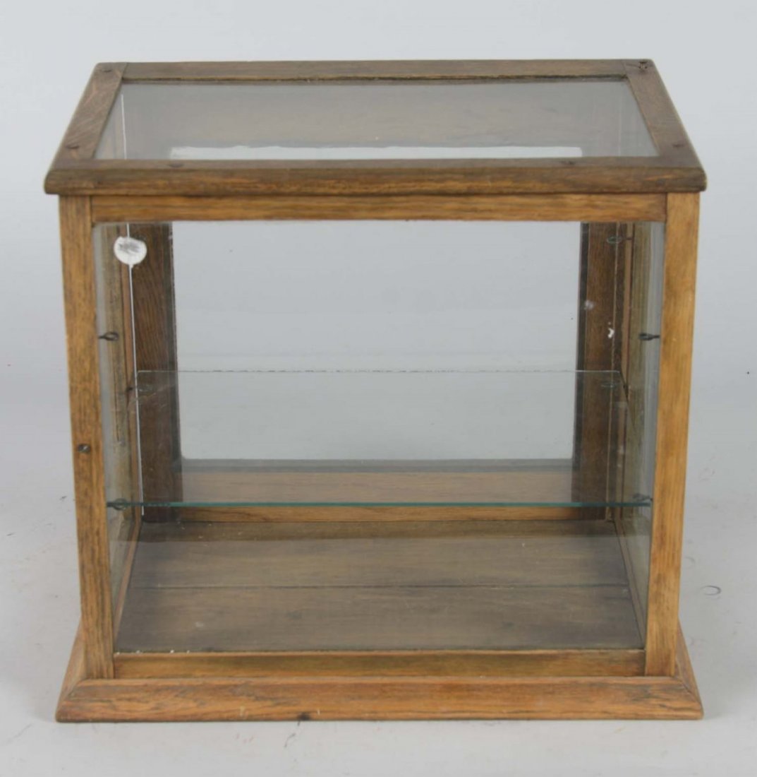 Oak & Glass Countertop Display Showcase (1 of 4)