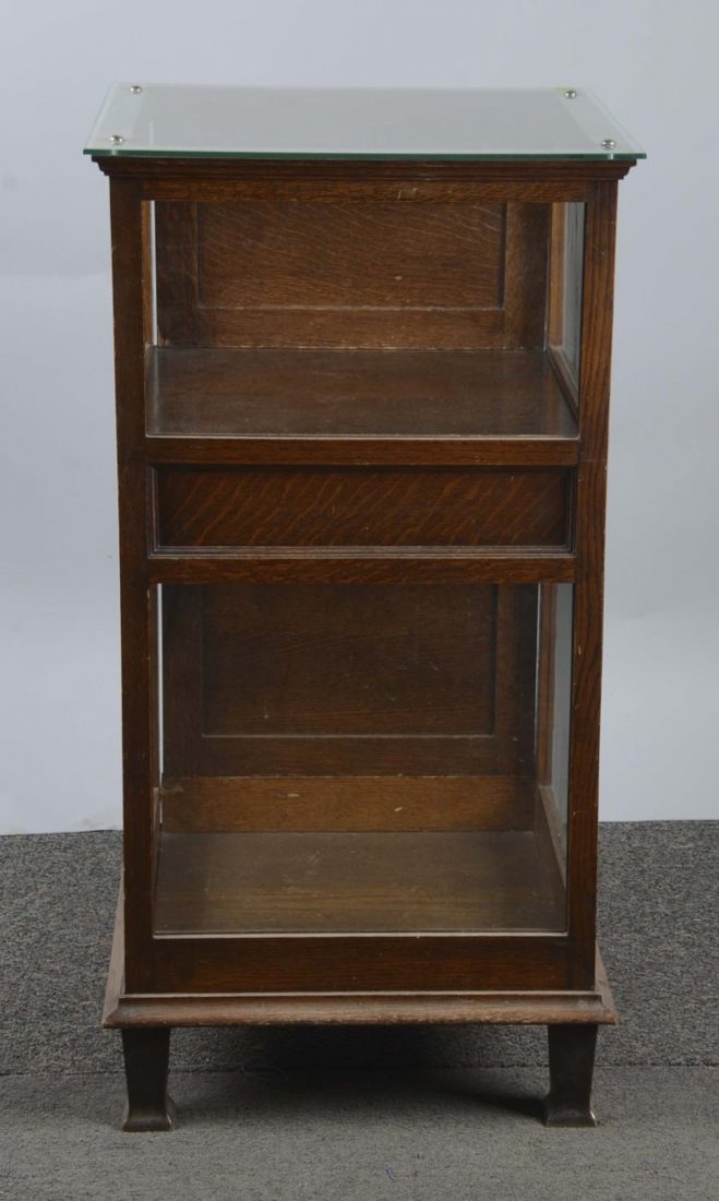 Wood & Glass Store Display Case With Change Drawer (1 of 4)