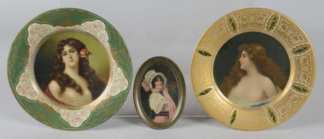 Lot Of 3: Early Coca Cola Advertising Items (1 of 2)