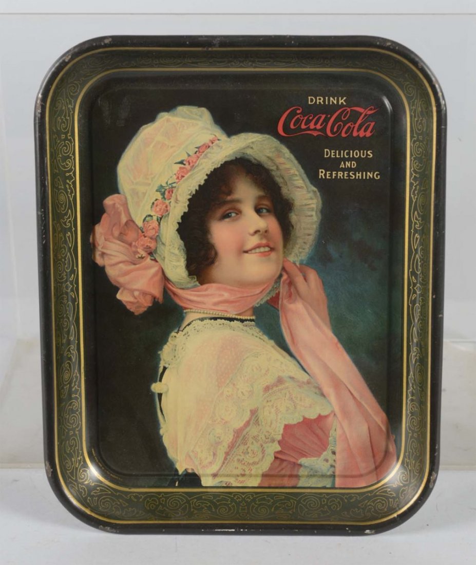 Coca Cola Rectangular Tin Serving Tray (1 of 2)
