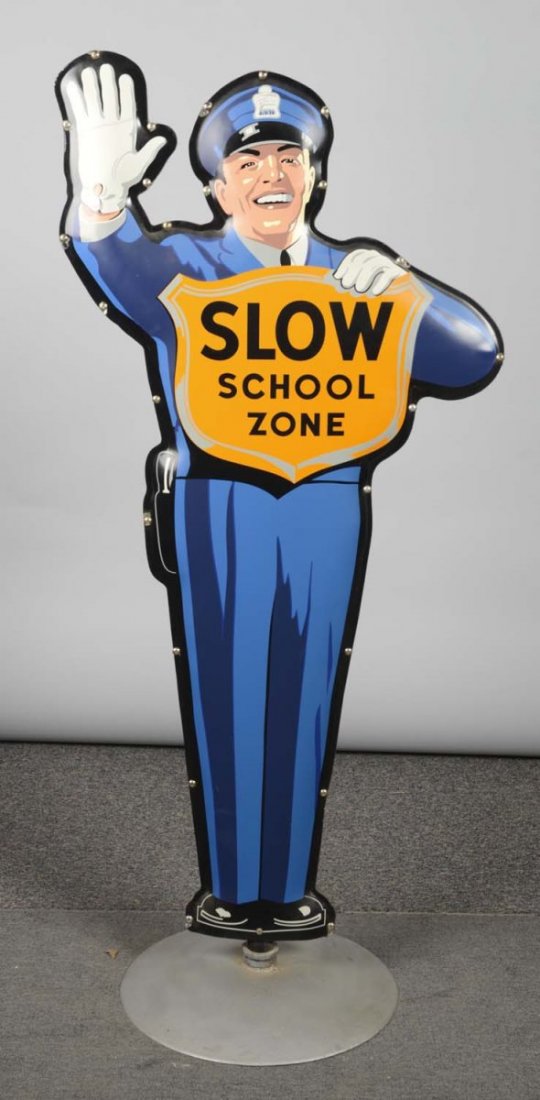 Reproduction Coca Cola Policeman On Stand Display (1 of 2)